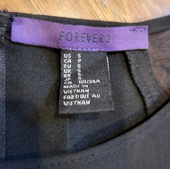 Forever 21 Sheath Dress Black {Small} - Picture 3 of 7